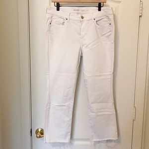 White jeans old navy size 10